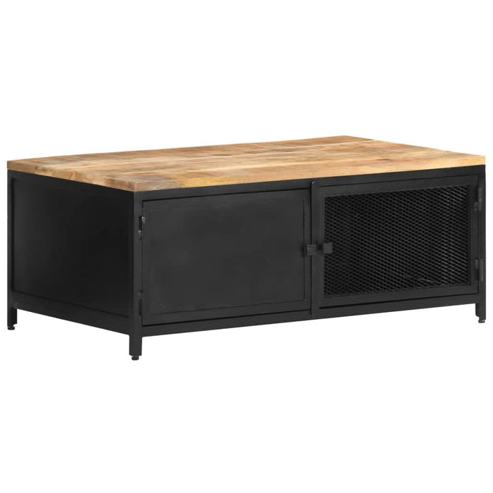 Măsuță de cafea, 90 x 50 x 37, lemn masiv de mango nefinisat - WALTI WALTI