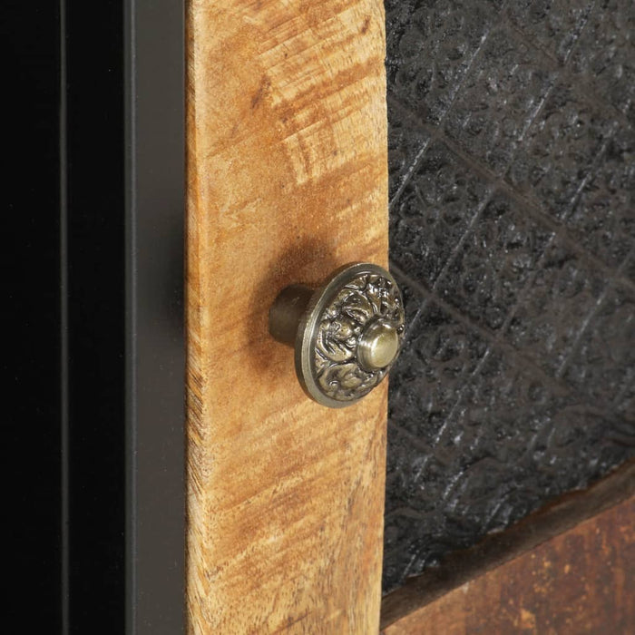 Comodă TV, 90x30x40 cm, lemn de mango nefinisat - WALTI WALTI