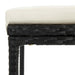 Set mobilier de bar, 3 piese, negru, poliratan - WALTI WALTI