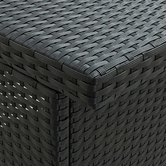 Set mobilier de bar, 3 piese, negru, poliratan - WALTI WALTI