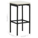Set mobilier de bar, 3 piese, negru, poliratan - WALTI WALTI