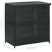 Set mobilier de bar, 3 piese, negru, poliratan - WALTI WALTI