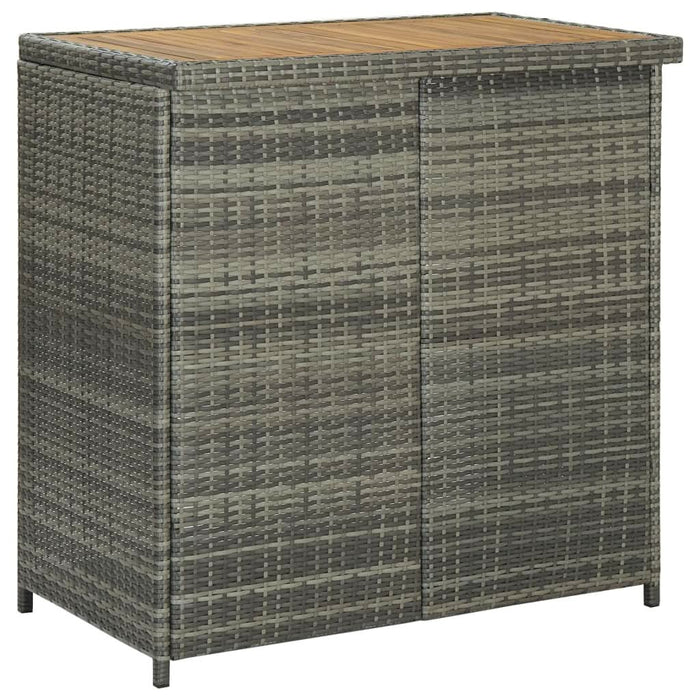 Set de bar, 3 piese, gri, poliratan - WALTI WALTI