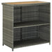 Set de bar, 3 piese, gri, poliratan - WALTI WALTI