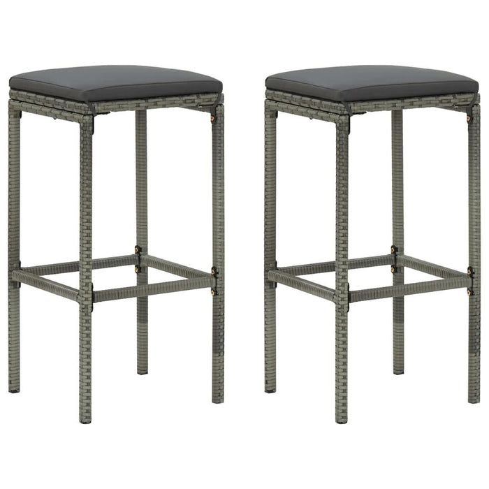 Set de bar, 3 piese, gri, poliratan - WALTI WALTI