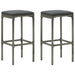 Set de bar, 3 piese, gri, poliratan - WALTI WALTI