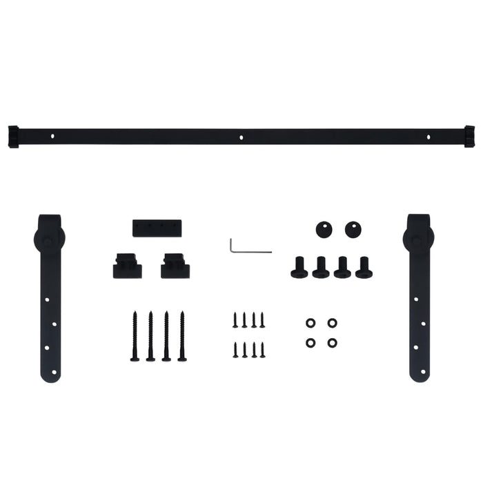 Set glisare ușă mini pentru dulap, oțel carbon, 152 cm - WALTI WALTI