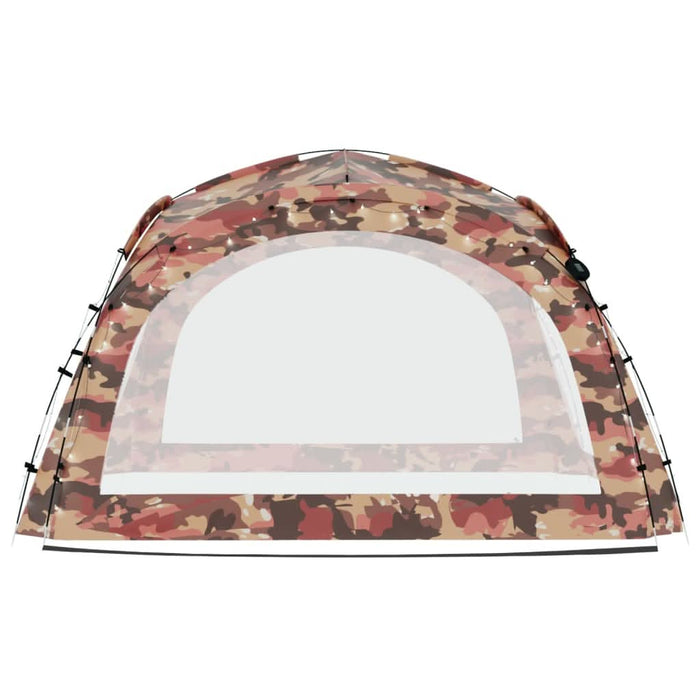 Cort de petrecere cu LED și 4 pereți, camuflaj, 3,6x3,6x2,3 m - WALTI WALTI