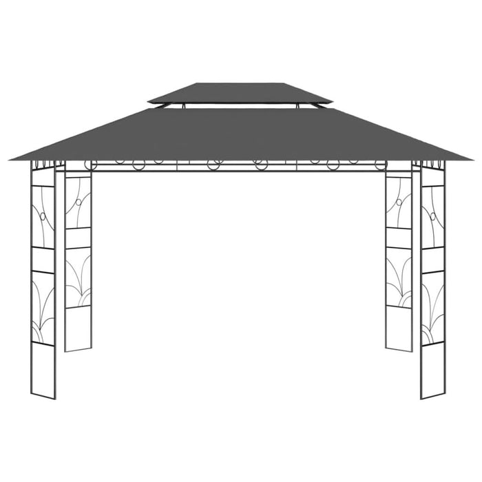Pavilion, antracit, 4x3x2,7 m, 160 g/m² - WALTI WALTI