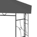 Pavilion, antracit, 4x3x2,7 m, 160 g/m² - WALTI WALTI