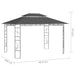 Pavilion, antracit, 4x3x2,7 m, 160 g/m² - WALTI WALTI