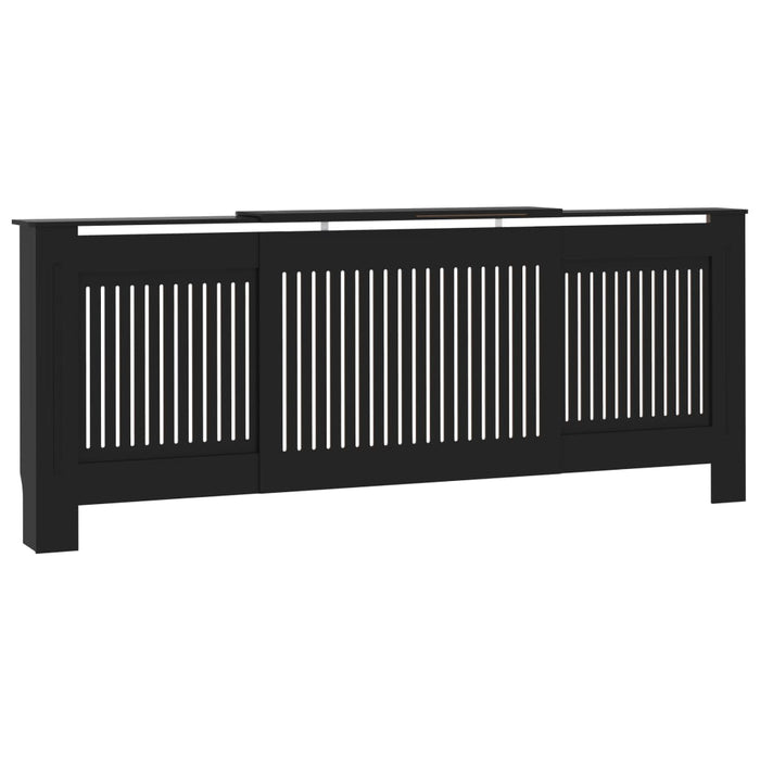 Mască pentru calorifer, negru, 205 cm, MDF - WALTI WALTI