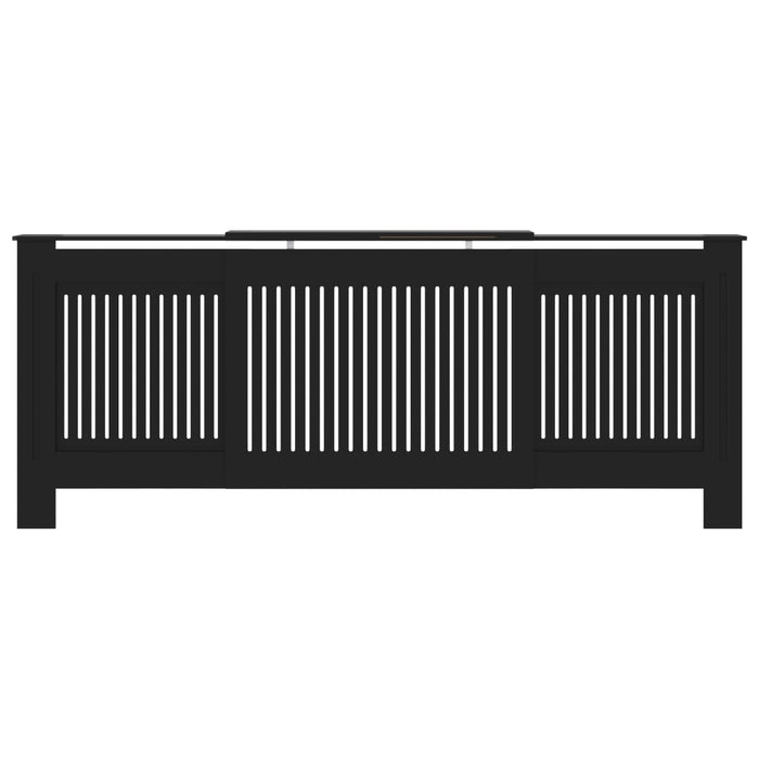 Mască pentru calorifer, negru, 205 cm, MDF - WALTI WALTI