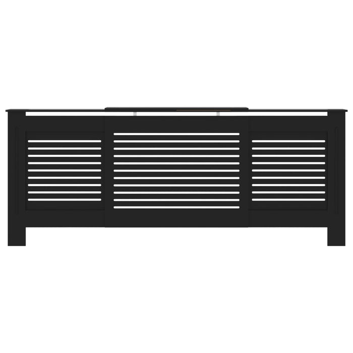 Mască pentru calorifer, negru, 205 cm, MDF - WALTI WALTI