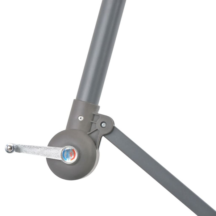Umbrelă suspendată cu stâlp de aluminiu, roșu bordo, 300 cm - WALTI WALTI