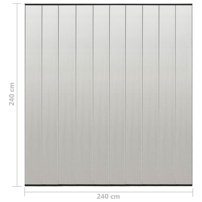 Perdea pentru insecte cu 10 buc. de plasă, negru, 240x240 cm - WALTI WALTI