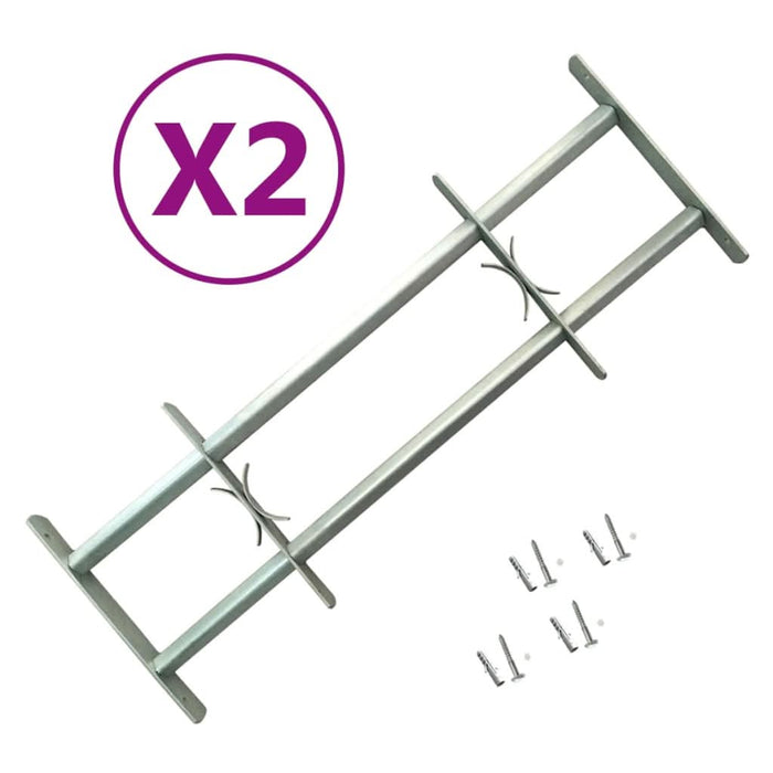 Grilaje de siguranță reglabile ferestre, 2 buc., 1000-1500 mm - WALTI WALTI