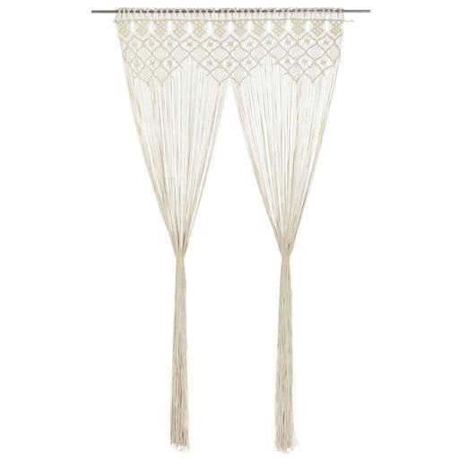Perdea macrame, 140 x 240 cm, bumbac - WALTI WALTI