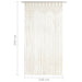 Perdea macrame, 140 x 240 cm, bumbac - WALTI WALTI