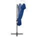 Umbrelă suspendată cu înveliș dublu, albastru azuriu 250x250 cm - WALTI WALTI