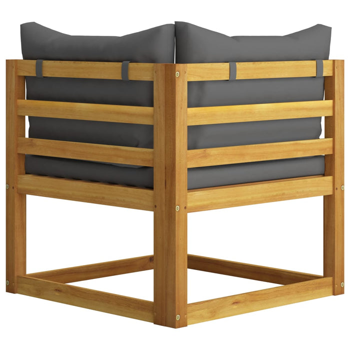 Set mobilier grădină cu perne, 6 piese, lemn masiv acacia - WALTI WALTI