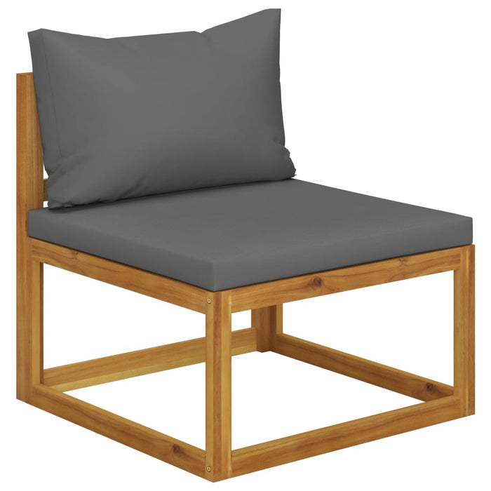 Set mobilier grădină cu perne, 6 piese, lemn masiv acacia - WALTI WALTI