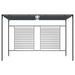 Pavilion cu acoperiș retractabil, antracit, 4x3x2,3 m, 180 g/m² - WALTI WALTI
