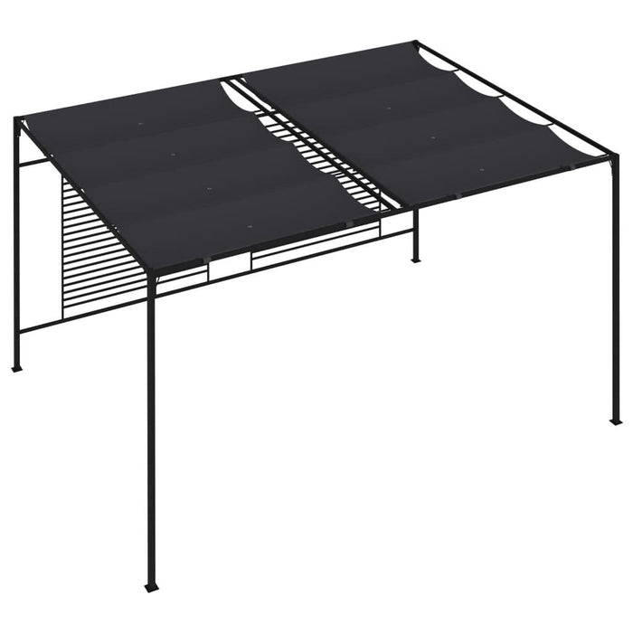 Pavilion cu acoperiș retractabil, antracit, 4x3x2,3 m, 180 g/m² - WALTI WALTI