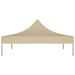 Acoperiș pentru cort de petrecere, bej, 3 x 3 m, 270 g/m² - WALTI WALTI