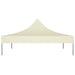 Acoperiș pentru cort de petrecere, crem, 2 x 2 m, 270 g/m² - WALTI WALTI