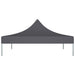 Acoperiș pentru cort de petrecere, antracit, 2 x 2 m, 270 g/m² - WALTI WALTI