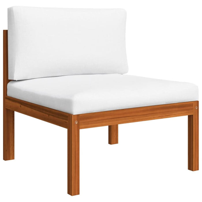 Canapea de grădină 3 locuri cu perne, lemn masiv acacia - WALTI WALTI