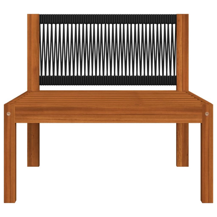 Set mobilier grădină cu perne, crem, 7 piese, lemn masiv acacia - WALTI WALTI