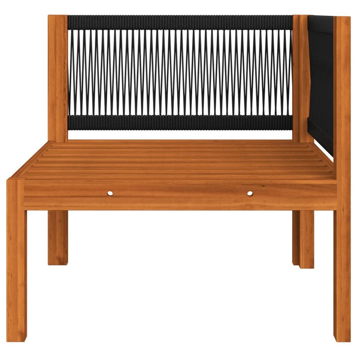 Set mobilier grădină cu perne crem, 11 piese, lemn masiv acacia - WALTI WALTI