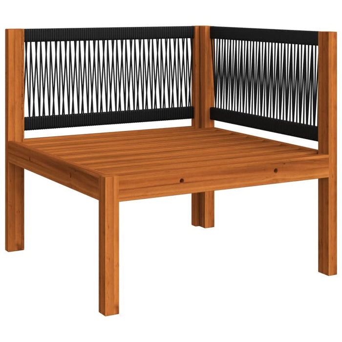 Set mobilier grădină cu perne, crem, 6 piese, lemn masiv acacia - WALTI WALTI