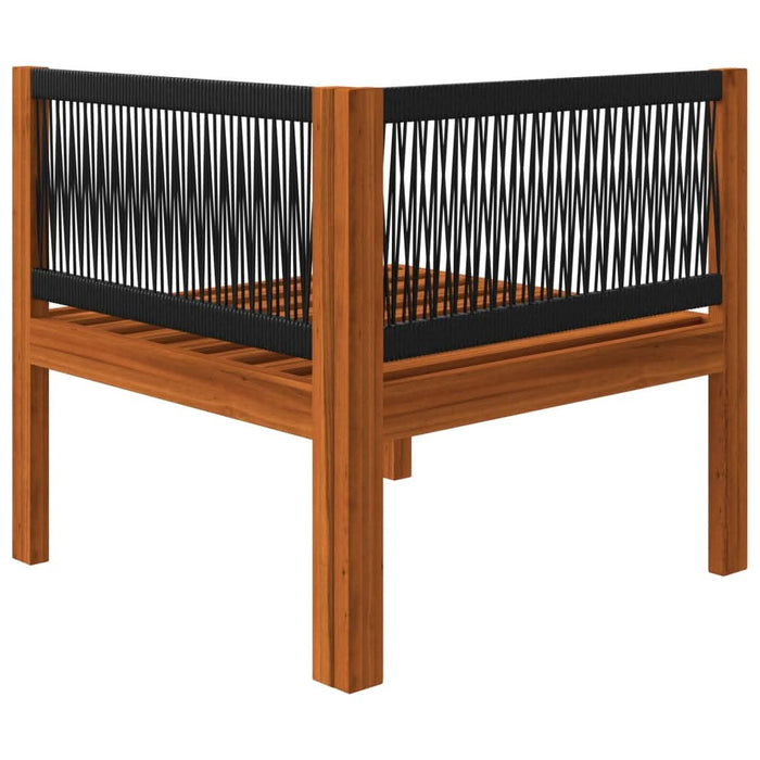 Set mobilier grădină cu perne, crem, 6 piese, lemn masiv acacia - WALTI WALTI