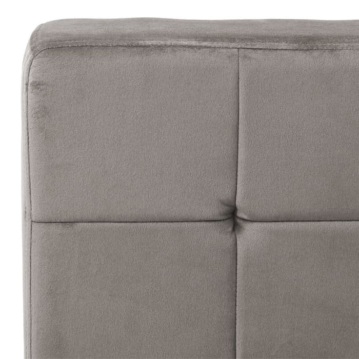 Scaun de relaxare, 65x79x87 cm, gri deschis, catifea - WALTI WALTI
