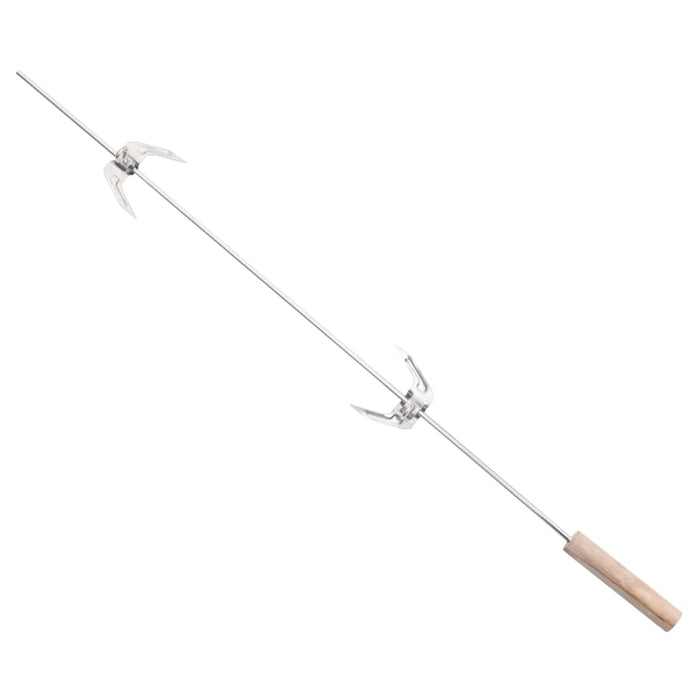 Grătar cu cărbune cu roți, negru, oțel - WALTI WALTI