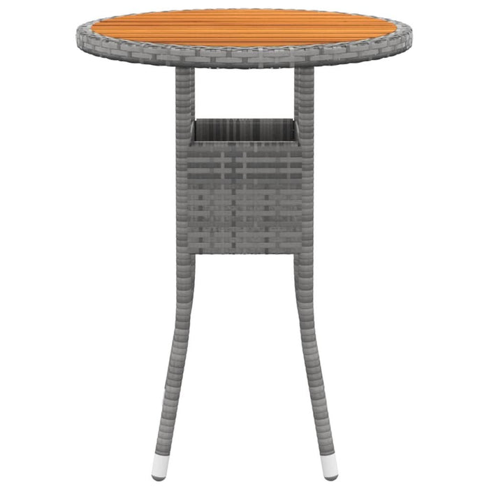 Set mobilier de grădină, 5 piese, gri, poliratan - WALTI WALTI