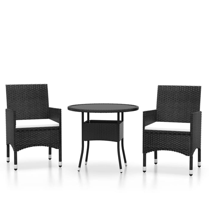Set mobilier de grădină, 3 piese, poliratan - WALTI WALTI