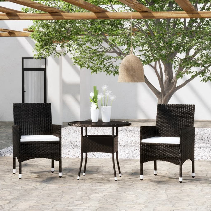 Set mobilier de grădină, 3 piese, poliratan - WALTI WALTI