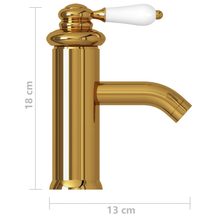 Robinet chiuvetă de baie, auriu, 130x180 mm - WALTI WALTI