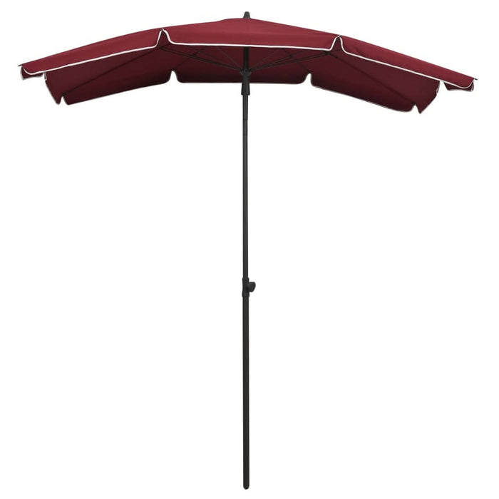 Umbrelă de grădină cu stâlp, roșu bordo, 200x130 cm - WALTI WALTI