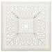 Masă de grădină, alb, 90x90x73 cm, aluminiu turnat - WALTI WALTI