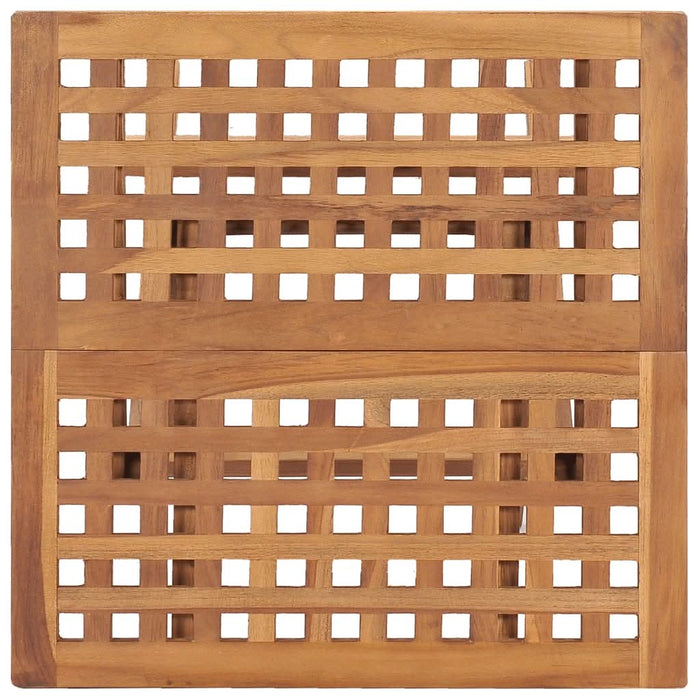 Masă de grădină pliabilă, 50 x 50 x 50 cm, lemn masiv tec - WALTI WALTI