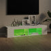 Comodă TV cu lumini LED, alb, 135x39x30 cm - WALTI WALTI