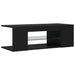 Comodă TV cu lumini LED, negru, 90x39x30 cm - WALTI WALTI
