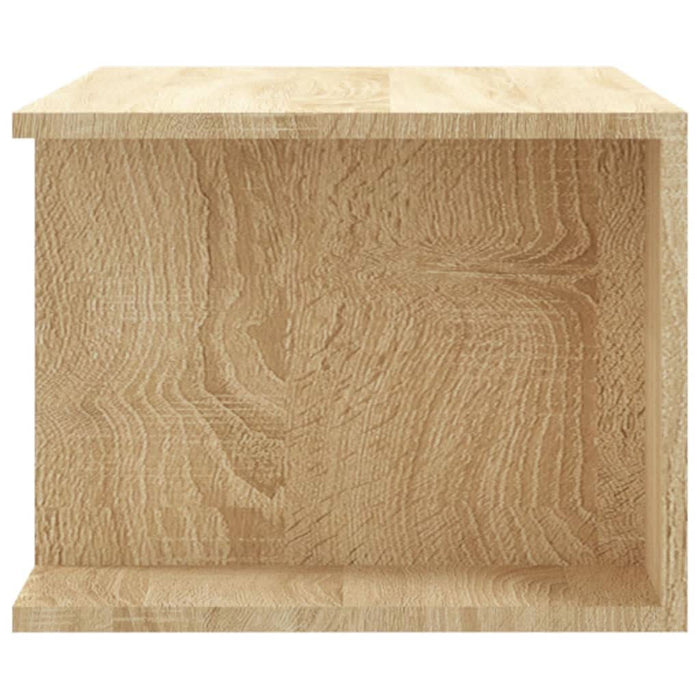 Comodă TV cu lumini LED, stejar Sonoma, 90x39x30 cm - WALTI WALTI