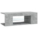 Comodă TV cu lumini LED, gri beton, 90x39x30 cm - WALTI WALTI