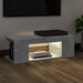 Comodă TV cu lumini LED, gri beton, 90x39x30 cm - WALTI WALTI